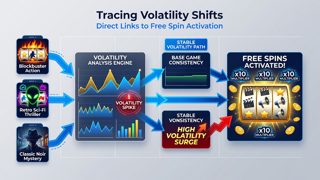 Detailed view of cultural bonus terms overlay on a movie-themed mobile slot with free spin meter and volatility graph
